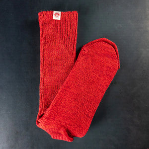 UES Air Twist Crew Socks Red folded