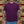UES 67LW Rahben Stitch Loopwheeled Polo Shirt Purple worn front