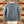 UES Shin Purcara 17oz Heavyweight Loopwheeled Sweatshirt Blue Grey worn front