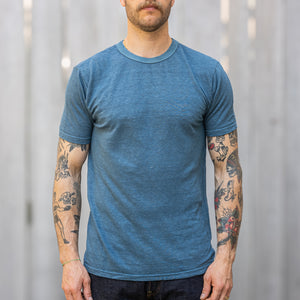 UES 8oz Slub Yarn Linen T-Shirt – Blue