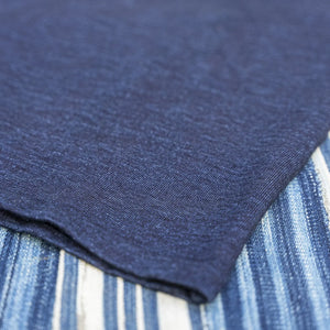 UES No.7 Super Slub Yarn-Dyed T-Shirt - Indigo