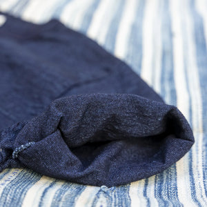 UES No.7 Super Slub Yarn-Dyed T-Shirt - Indigo