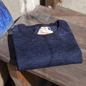 UES No.7 Super Slub Yarn-Dyed T-Shirt - Indigo
