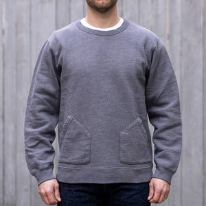 UES 13oz Slub Nep Pocket Sweater - Gray