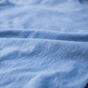 UES No.8 9,5oz Heavyweight Slub Nep T-Shirt – Grey Blue