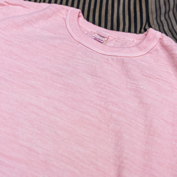 UES No.8 9,5oz Heavyweight Slub Nep T-Shirt – Pale Pink