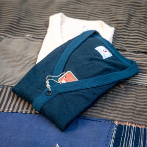 UES Slub Yarn Linen Cardigan - Off-White