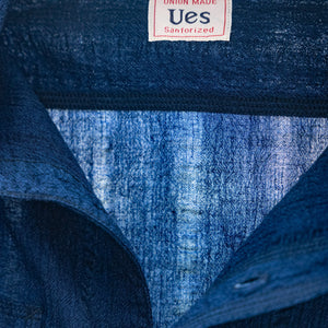 UES Twisted Yarn ‘Akiha’ Shirt – Double Indigo Dyed