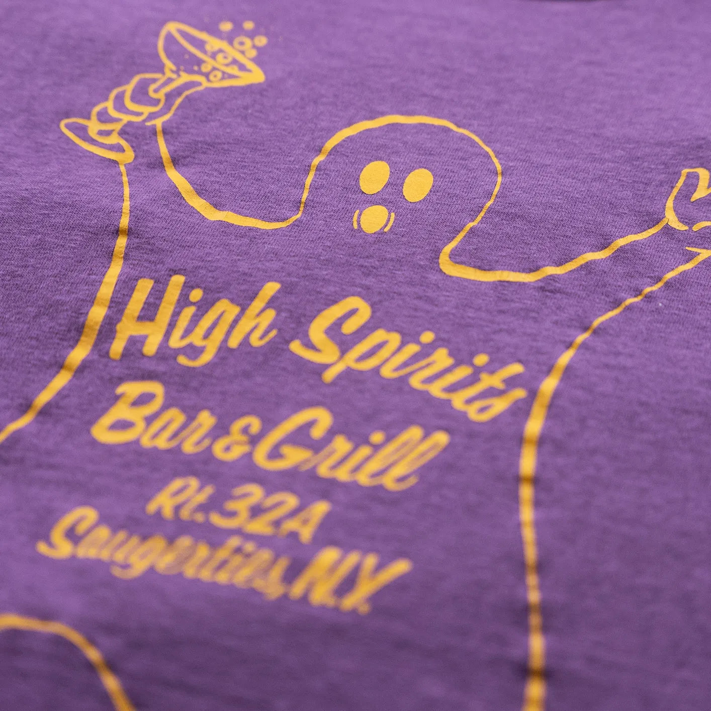 Warehouse 4064 High Spirits T-Shirt Purple – Loopwheeled