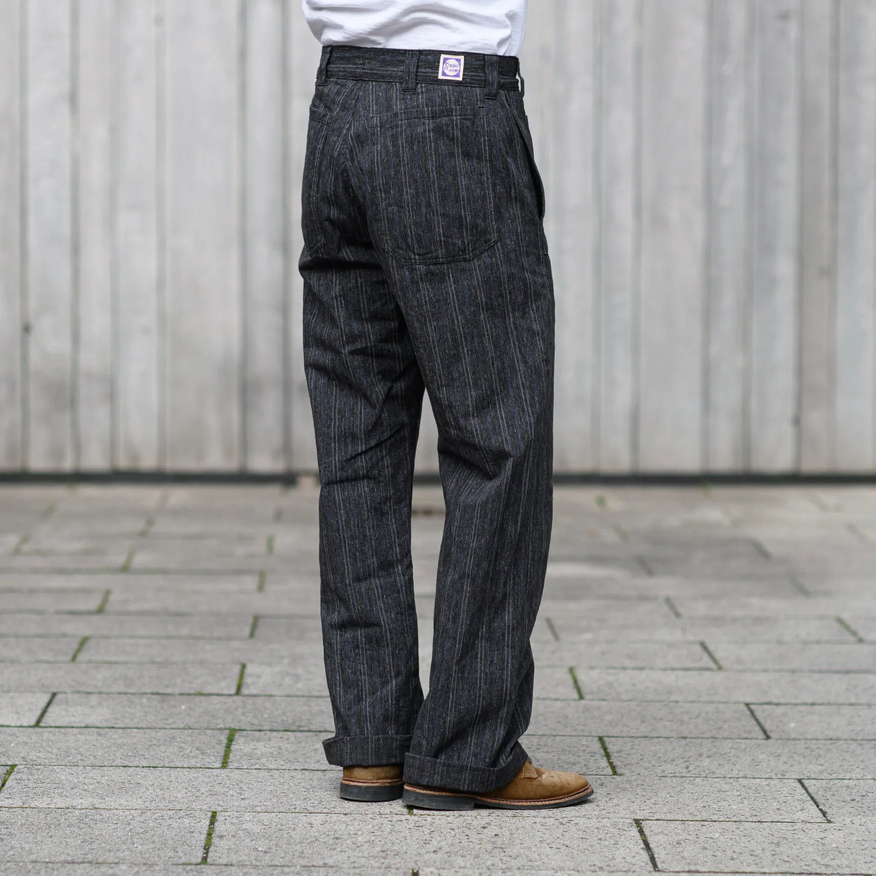 Warehouse x John Gluckow Lot JG-01 - 1910s Stripe Work Pants Japan Warehouse x John Gluckow Lot JG-01 - 1910s Stripe Work Pants Japan