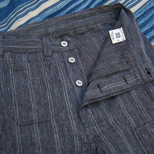 Warehouse x John Gluckow Lot JG-01 1910s Netmakers Trousers - Striped