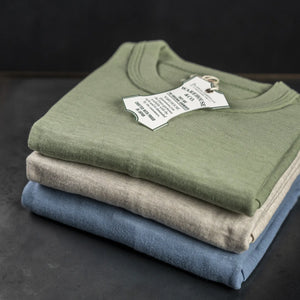 Warehouse Company Lot 4601 Loopwheeled Slub Yarn Pocket TShirt Oatmeal stack 3 colors
