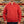 Whitesville 17oz Loopwheeled Heavy HalfZip Sweatshirt Red worn front
