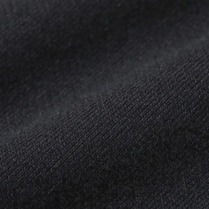 Whitesville 17oz Tubular Knit Heavy Sweat Pants Black Close Up Fabric