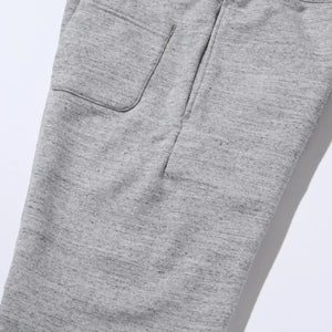 Whitesville 17oz Tubular Knit Heavy Sweat Pants Heather Grey detail pockets