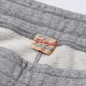 Whitesville 17oz Tubular Knit Heavy Sweat Pants Heather Grey close up label