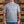 Whitesville 7oz Tubular Knit Henley TShirt Heather Grey worn front