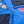 Whitesville Los Angeles Baseball Henley Royal Blue close up cuffs