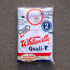 Whitesville 7oz Tubular Knit Tee - 2-Pack / White