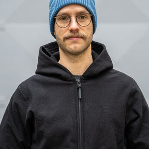 3sixteen Heavyweight Zip Hoody - Black