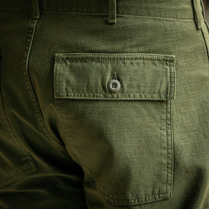 Tellason 8,5oz Fatigue Sateen Shorts – Olive