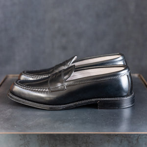 Alden 987 Leisure Handsewn Penny Loafer – Black Shell Cordovan