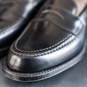 Alden 987 Leisure Handsewn Penny Loafer – Black Shell Cordovan
