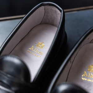 Alden 987 Leisure Handsewn Penny Loafer – Black Shell Cordovan