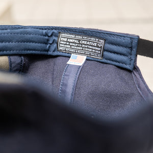 Ampal Creative Don’t Think Twice Strapback Cap – Navy / Wool Blend