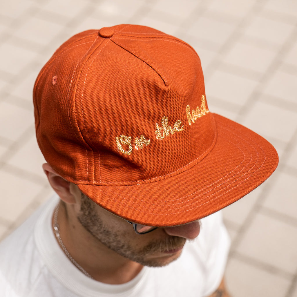Ampal Creative On the Road Strapback Cap – Red / Cotton Canvas