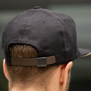 Ampal Creative Cheetah Strapback Cap – Black / Wool Blend