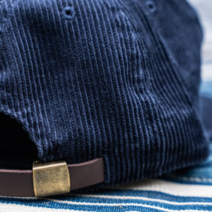 Ampal Creative “Octopus / Inquisitive Nature” Strapback Cap – Indigo / Corduroy