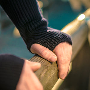 Andersen-Andersen Navy Full-Zip with Pockets - Navy Blue