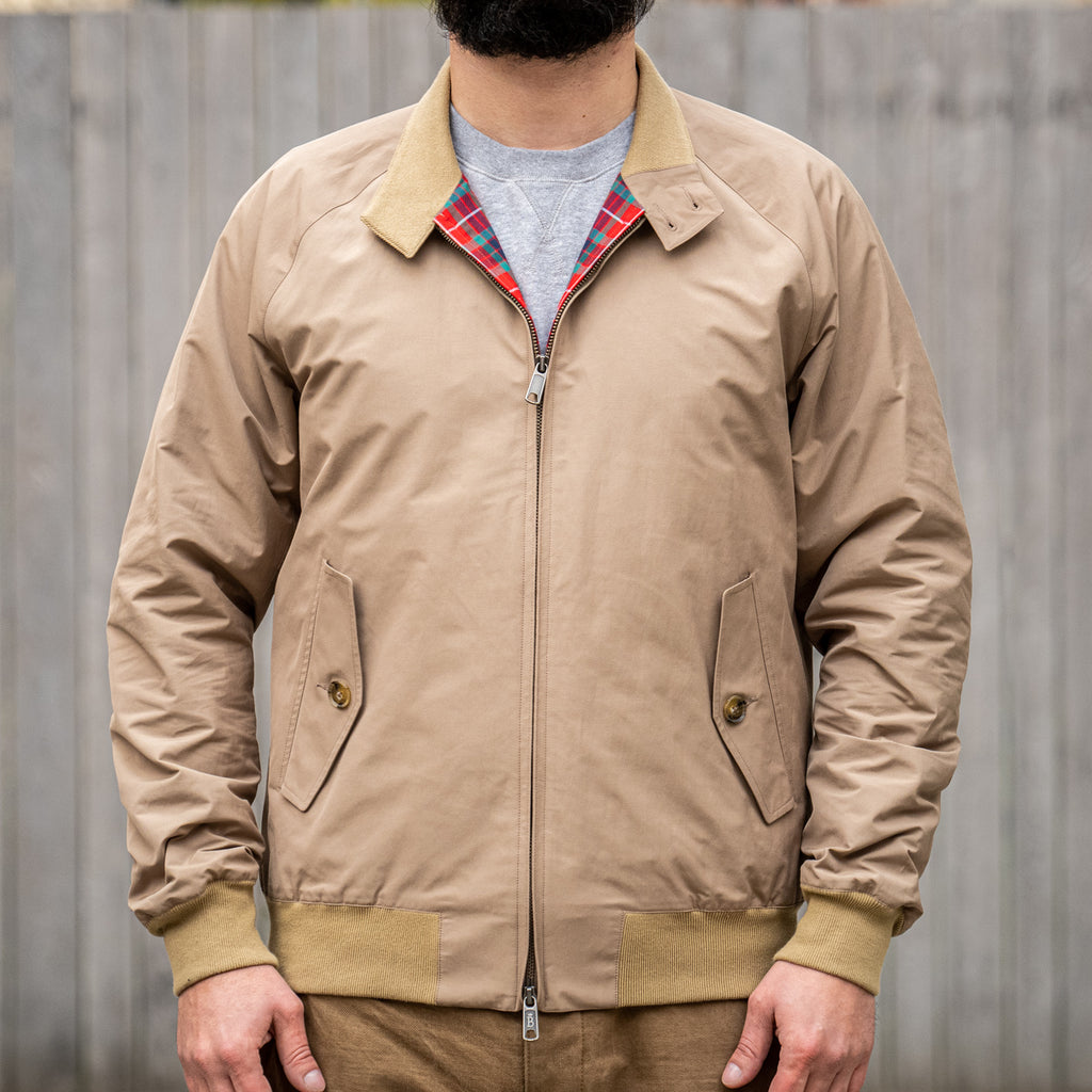 Baracuta G9 Original Harrington Jacket Color Tan baracuta-g9-original-harrington-jacket-color-tan