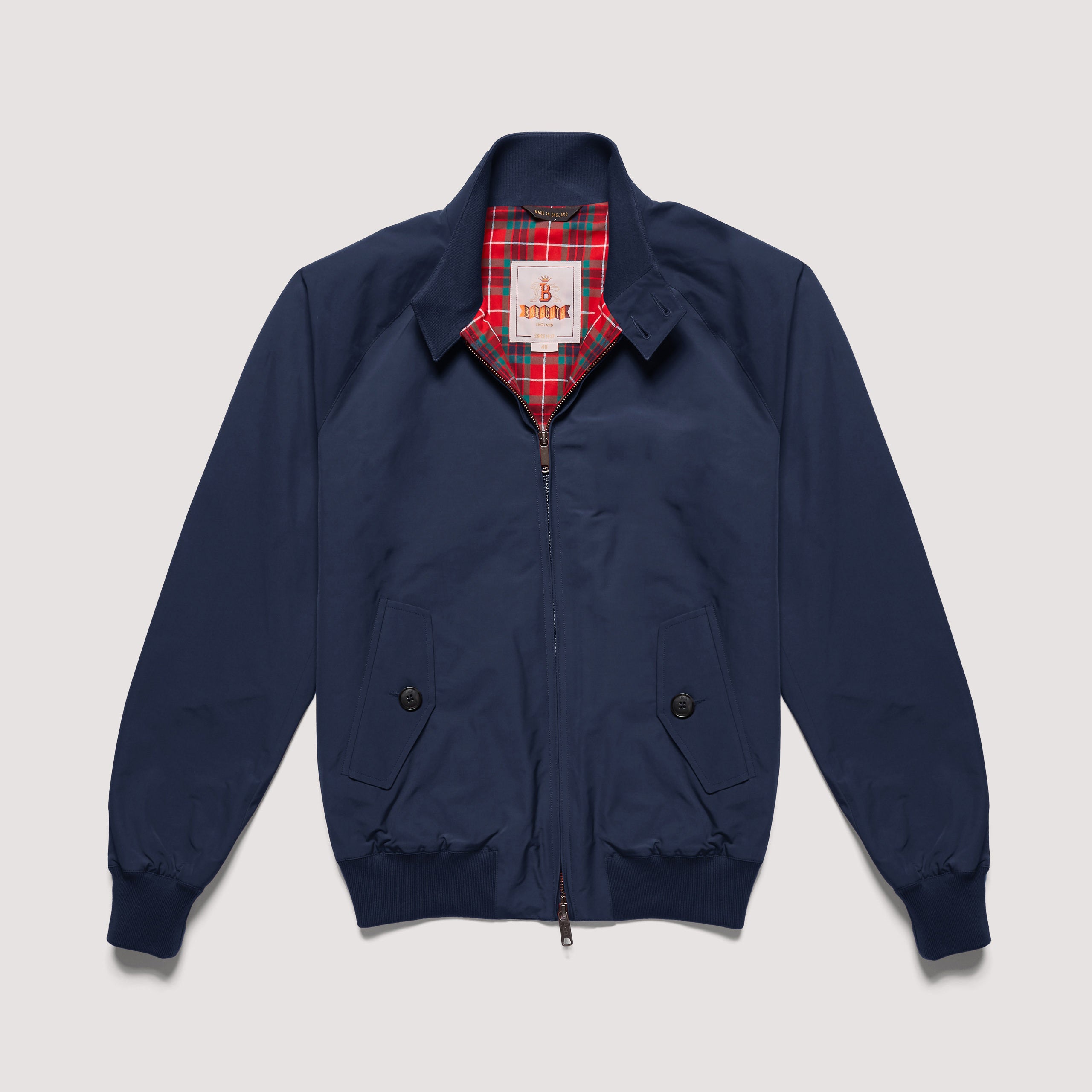 Baracuta G9 Harrington Jacket Navy│Get it now!