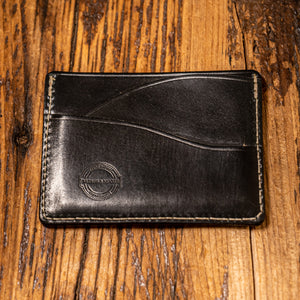 Barnes & Moore Drayman Card Holder - Black / Shinki Hikaku Shell Cordovan