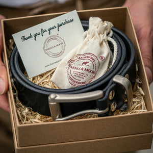 Barnes & Moore Garrison Belt - Black