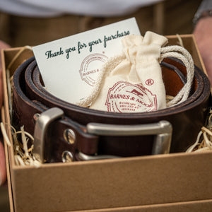 Barnes & Moore Garrison Belt - Deep Honey