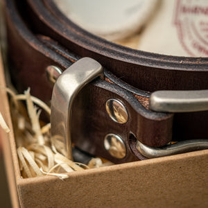 Barnes & Moore Garrison Belt - Deep Honey
