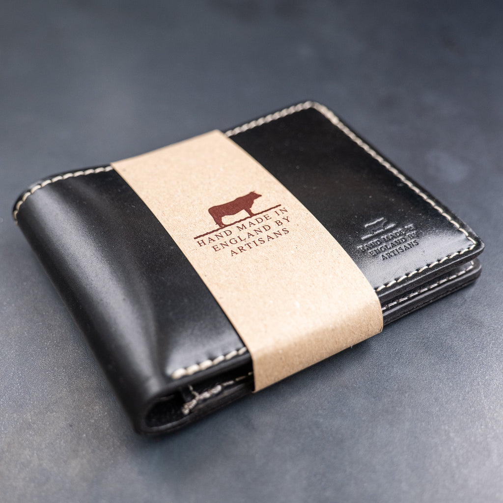 Barnes & Moore Longshore Bifold Wallet – Shell Cordovan / Black