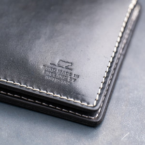 Barnes & Moore Longshore Bifold Wallet – Shell Cordovan / Black