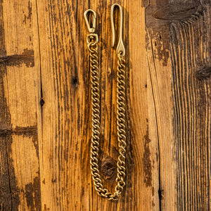 Barnes & Moore Heavy Duty Wallet Tether - Solid Brass