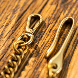 Barnes & Moore Heavy Duty Wallet Tether - Solid Brass