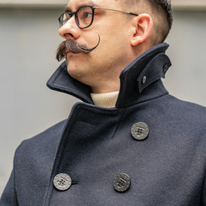 Buzz Rickson's US Navy Pea Coat - Dark Navy