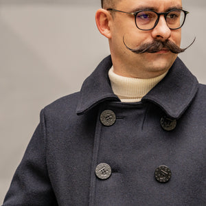 Buzz Rickson's US Navy Pea Coat - Dark Navy
