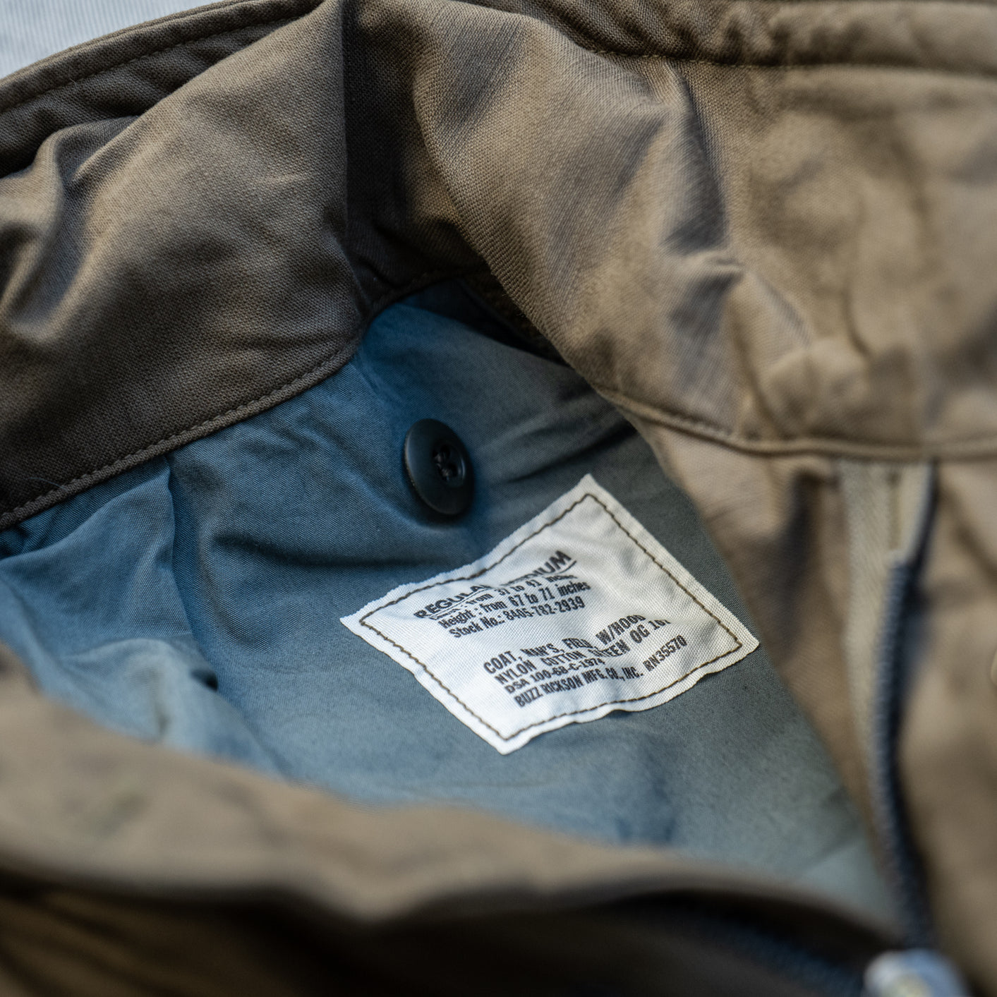 Buzz Rickson’s M-65 Field Jacket – Olive Drab – Statement - The Denim Store