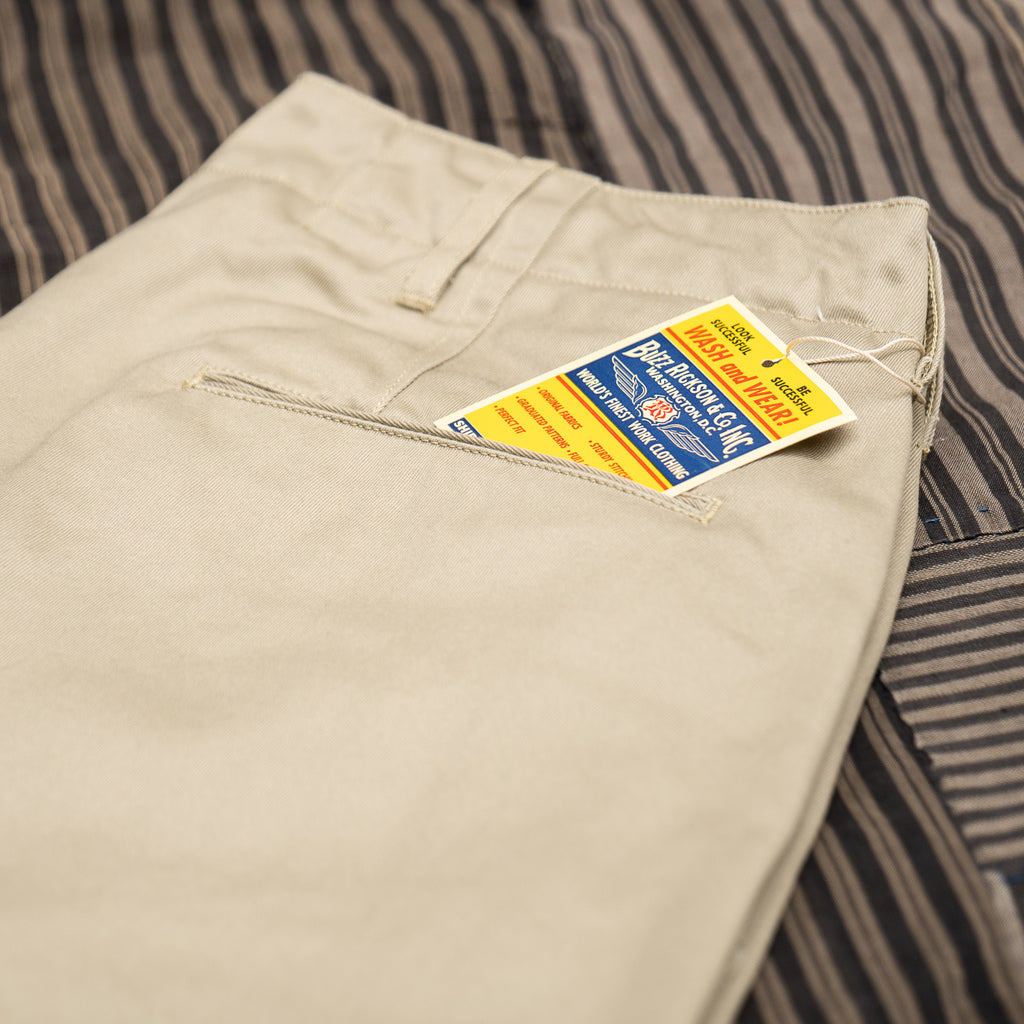 Buzz Rickson’s Original Spec Chino – Khaki