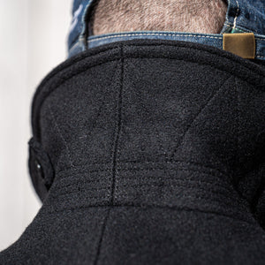 Buzz Rickson's X William Gibson US Navy Pea Coat – Black