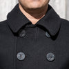 Buzz Rickson's X William Gibson US Navy Pea Coat – Black