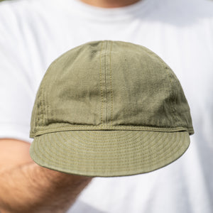 Buzz Rickson's HBT A-3 Mechanic Cap - Olive Drab